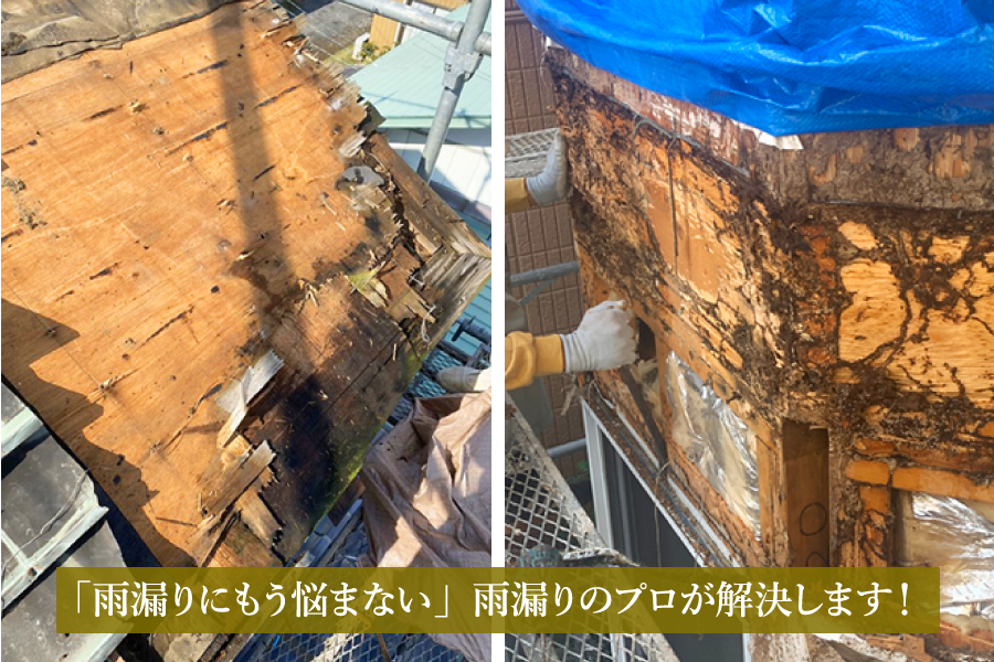 雨漏りのプロが解決します！