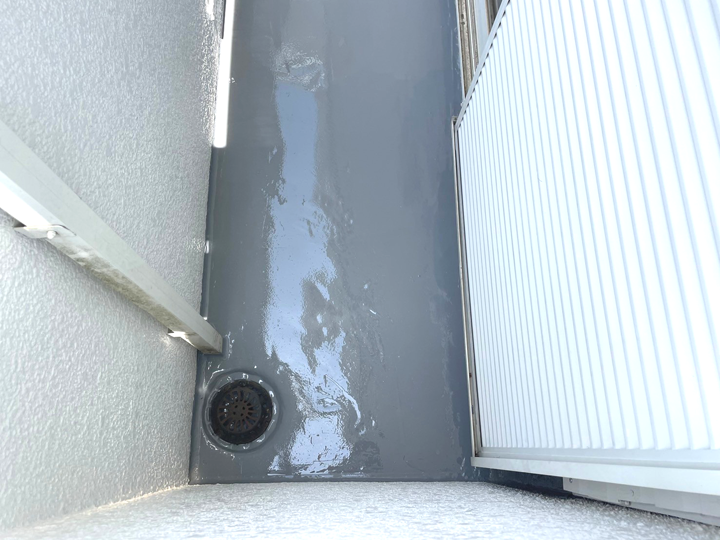 ウレタン防水工事が完工しました