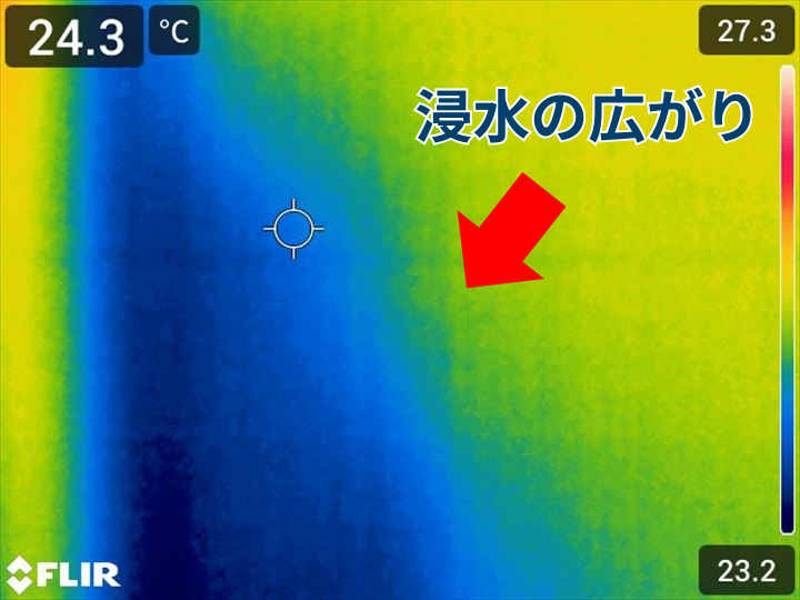 浸水の広がり