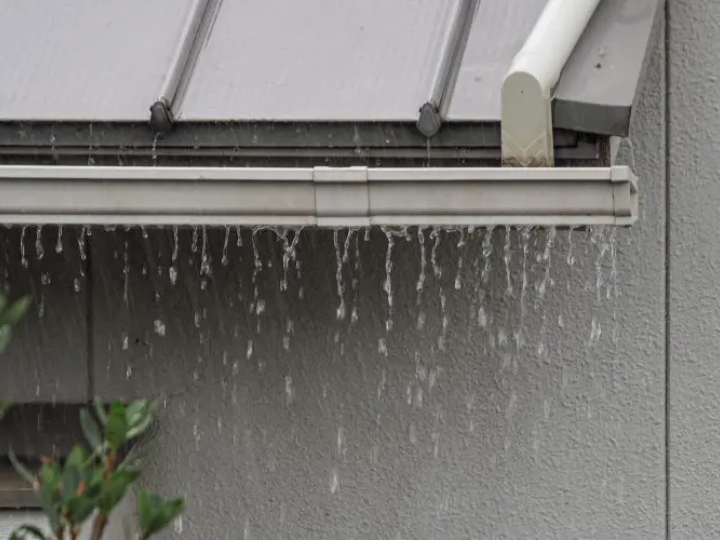 雨が降っている様子