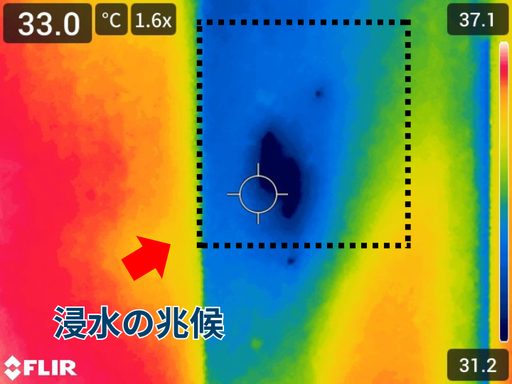 浸水の兆候