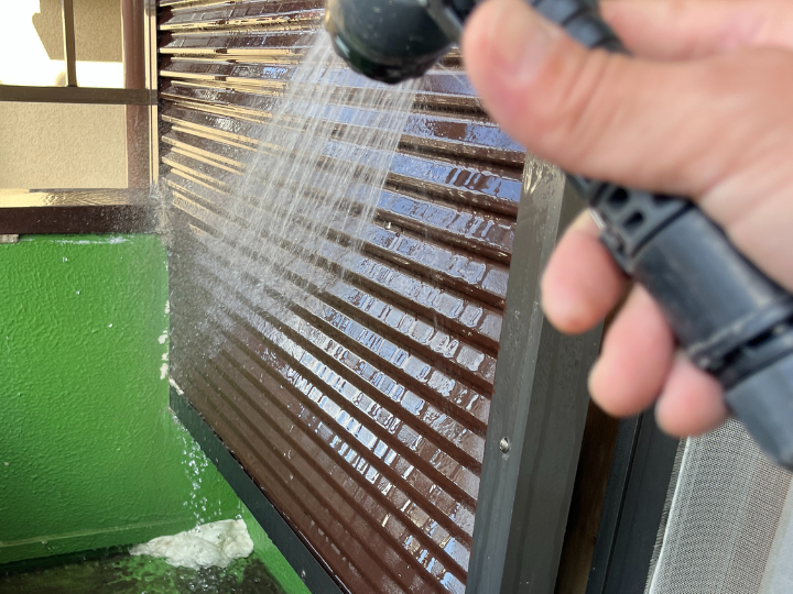 ドレン廻りへの散水