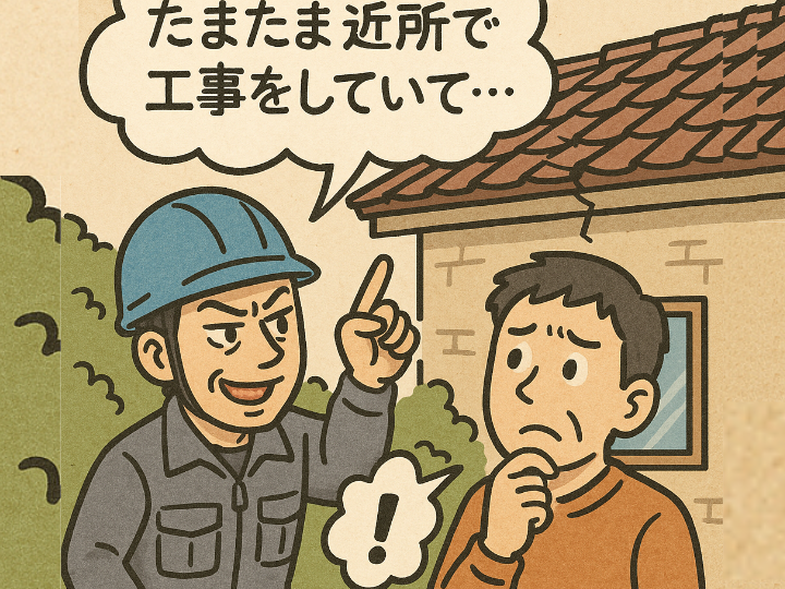 「近くを通って見えたので…」は要警戒