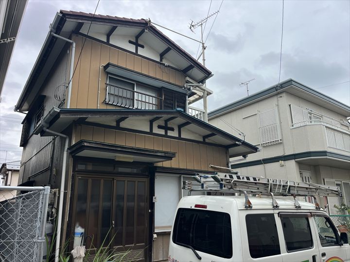 雨漏りの調査依頼のあった物件