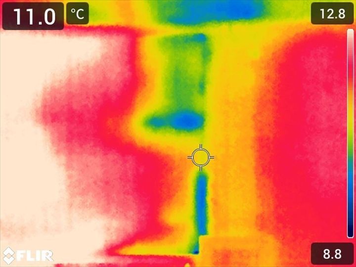 赤外線カメラによる調査