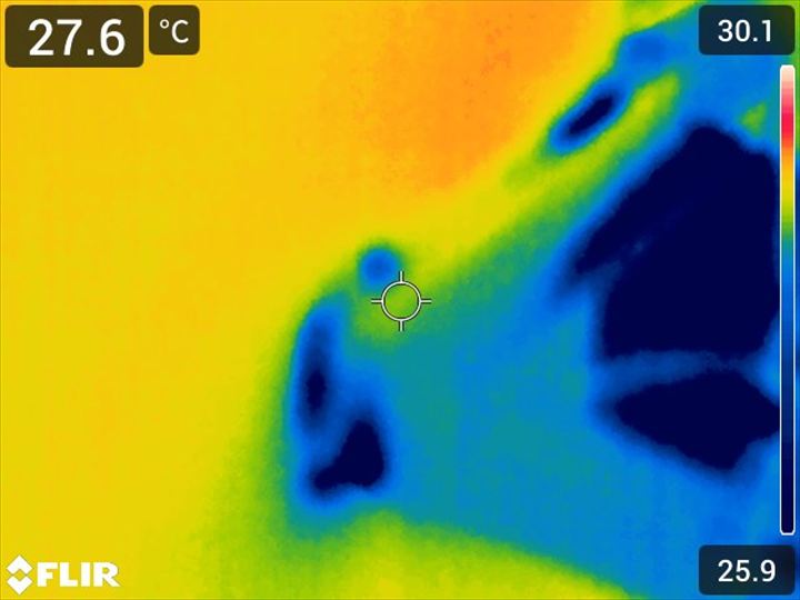 バルコニー笠木周辺の調査